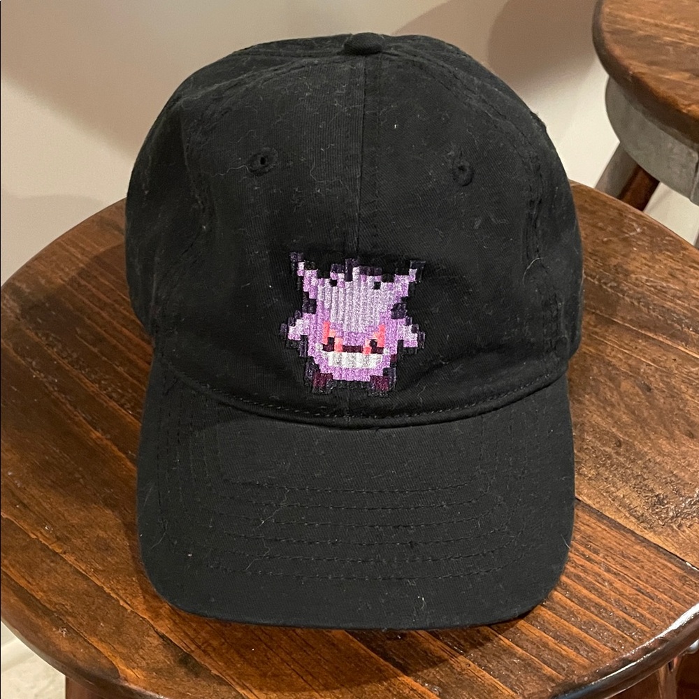 Pokemon Black Cap with Purple Design